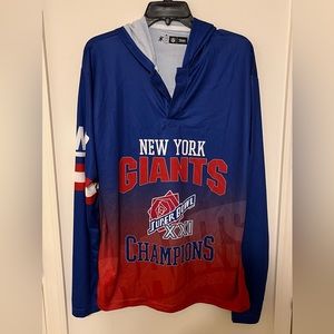 New York Giants Super Bowl XXI lightweight hoodie